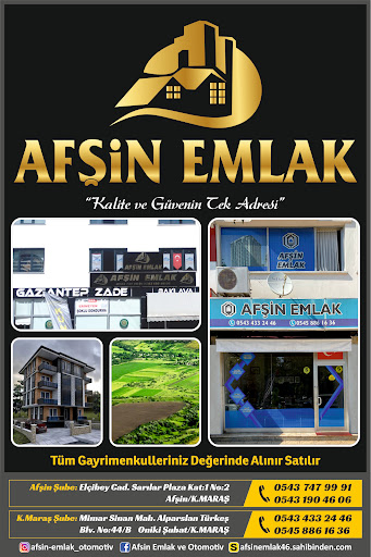 AFŞİN EMLAK Kahramanmaraş Onikişubat