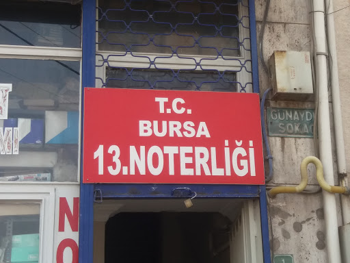 BURSA 13. NOTERLİĞİ Bursa BURSA 13. NOTERLİĞİ Bursa