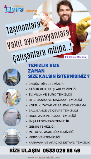ELVİRA TEMİZLİK Kahramanmaraş Dulkadiroğlu ELVİRA TEMİZLİK Kahramanmaraş Dulkadiroğlu