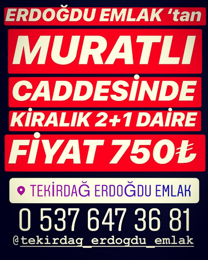 ERDOĞDU EMLAK Tekirdağ ERDOĞDU EMLAK Tekirdağ