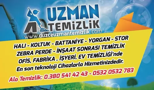 Uzman Temizlik Düzce Merkez