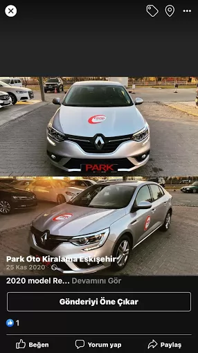 Park Oto Kiralama Eskişehir Aypark Rental Eskişehir Tepebaşı