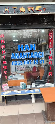 Han anahtar çilingir Uşak Merkez