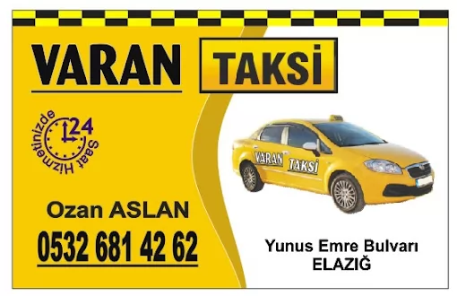 Elazıg merkez taksi varan Elazığ Merkez