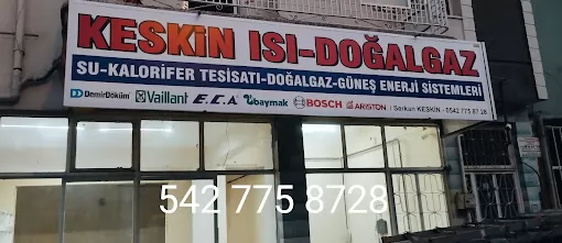 Keskin ısı doğalgaz Uşak Merkez