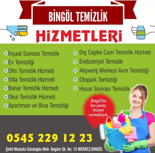 BiNGÖL TEMİZLİK Bingöl Merkez