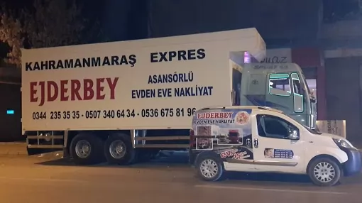 Ejderbey evden eve tasimacilik Kahramanmaraş Dulkadiroğlu