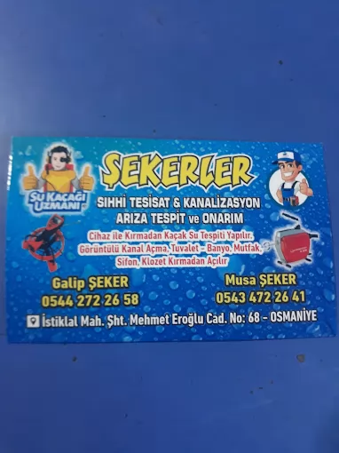 ŞEKERLER SU TESİSAT Osmaniye Merkez