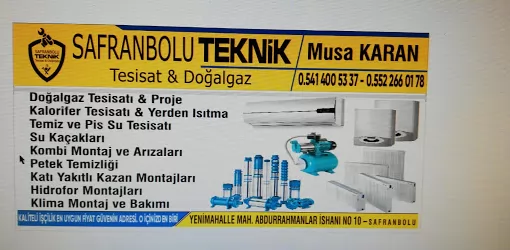 SAFRANBOLU TEKNİK Karabük Safranbolu