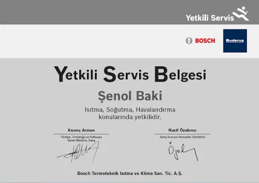 BOSCH TERMOTEKNİK BUDERUS YETKİLİ SERİSİ Yalova Merkez