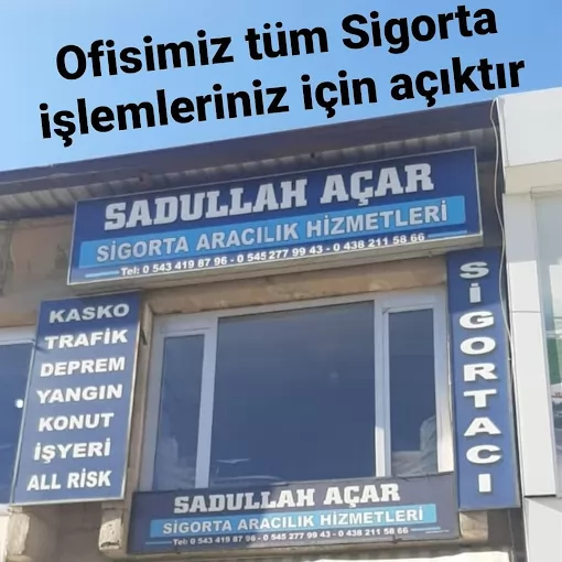 Sadullah AÇAR Sigorta Aracılık Hizmetleri Hakkari Merkez