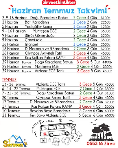 Zirve Etkinlikler Kayseri Çıkışlı Turlar Kayseri Melikgazi