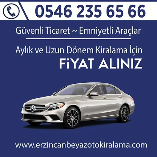 Erzincan Beyaz Oto Kiralama Erzincan Merkez