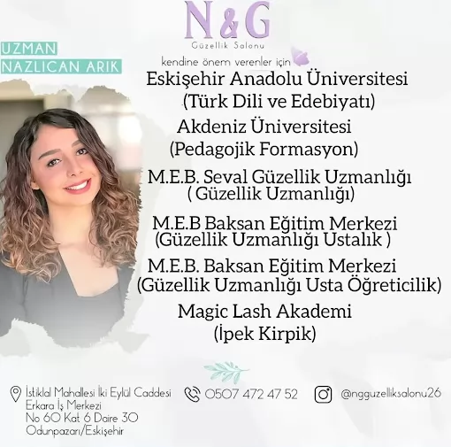 N&G Güzellik Salonu Eskişehir Odunpazarı