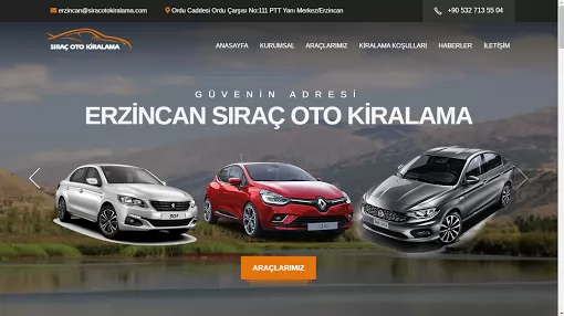 Erzincan Oto Kiralama Erzincan Merkez