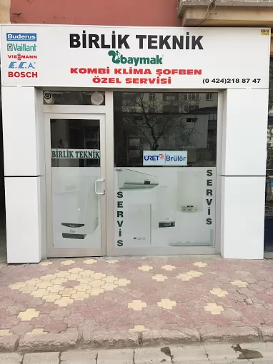 BİRLİK TEKNİK kombi yoğuşmalı kazan yetkili sevisi Elazığ Merkez