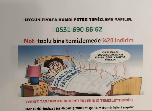 ELAZIĞ KOMBİ PETEK TEMİZLEME Elazığ Merkez