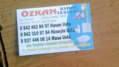 Özkan Tessisat Hakkari Merkez