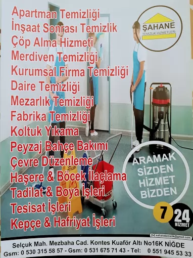 ŞAHANE TEMİZLİK Niğde Merkez