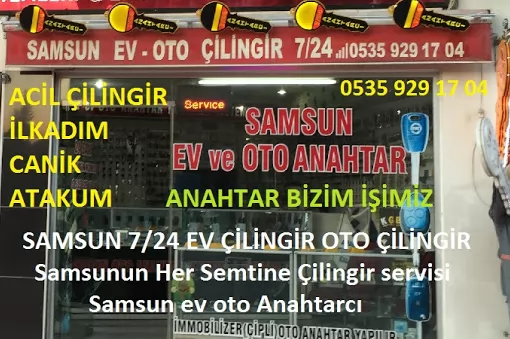 SAMSUN ANAHTARCI Ev Oto ÇİLİNGİR Anahtara Dair Her Şey. Kayıp Yedek Oto Anahtar ve Kumanda Yapımı.Ev İş yeri Kilit Değişimi. Samsun Canik