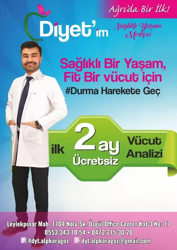 DİYET'İM SAĞLIKLI YAŞAM MERKEZİ Ağrı Merkez