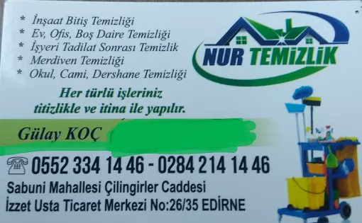 NUR TEMİZLİK Edirne Merkez