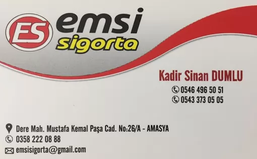 EmSi Sigorta Aracılık Hizmetleri LTD.ŞTİ. Amasya Merkez