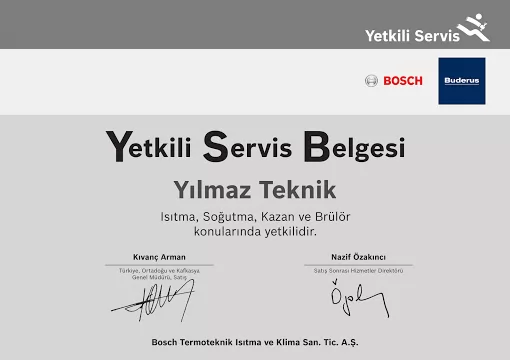 Yılmaz Teknik- Bosch Home Comfort Nevşehir Yetkili Servisi Nevşehir Merkez