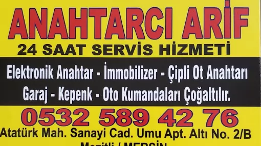 Anahtarcı Arif Mersin Mezitli