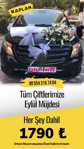 izmir kaplan vip gelin arabası kiralama İzmir Konak