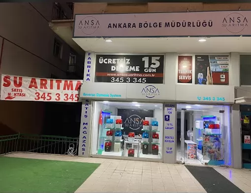 Ansa Su Arıtma Sistemleri Ankara Yenimahalle