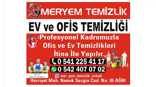 Ağrı Temizlik - Meryem Temizlik LTD. ŞTİ. Ağrı Merkez