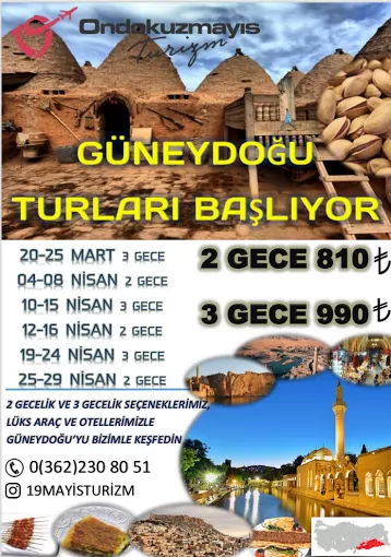 19 Mayıs Turizm - Etstur Samsun Yetkili Satış Acentası Samsun İlkadım