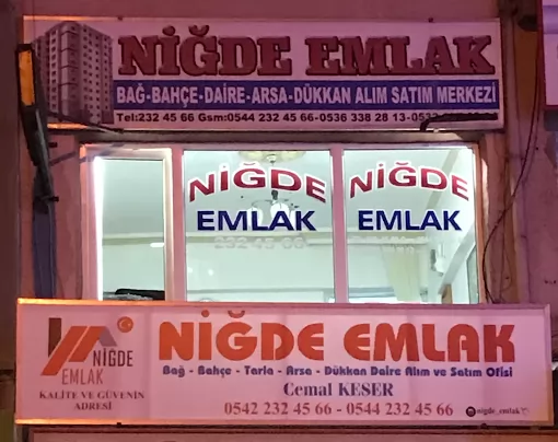 NİĞDE EMLAK Niğde Merkez