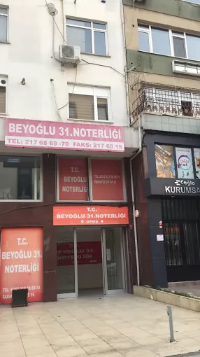 Beyoğlu 31. Noter İstanbul Şişli