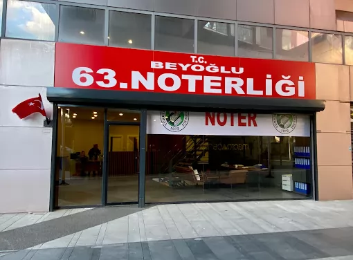 NOTER Beyoğlu 63. Noterliği Maslak 1453 İstanbul Sarıyer