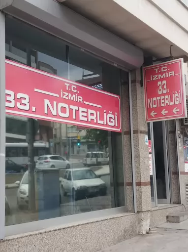 T.C. İzmir 33. Noterliği İzmir Konak