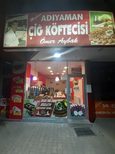 Meşhur Adıyaman Çiğ Köftecisi Ömer Aybak Erzurum Yakutiye