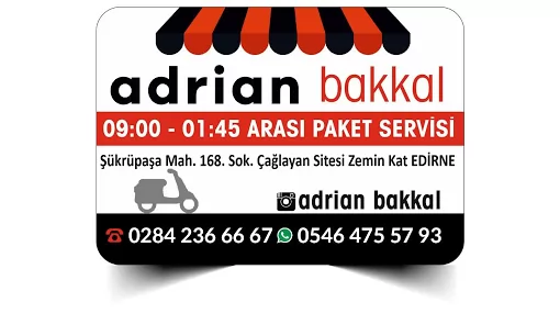 Adrian Bakkal Edirne Merkez