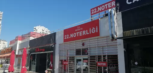 Antalya 22. Noterligi Antalya Muratpaşa