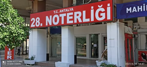 ANTALYA 28. NOTERLİĞİ Antalya Muratpaşa