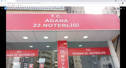 ADANA 22. NOTERLİĞİ Adana Çukurova