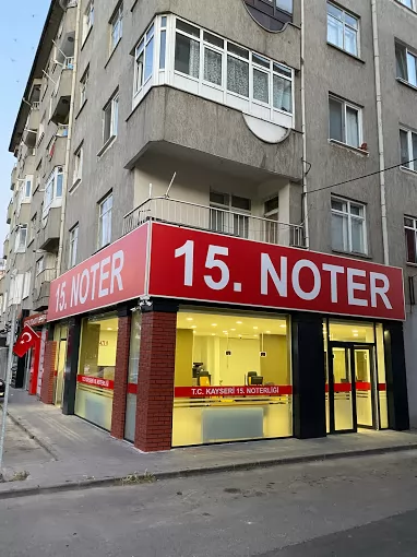 15.noter Kayseri Melikgazi