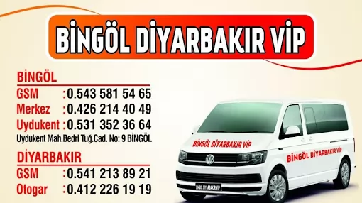 Bingöl Diyarbakır vip turizm Bingöl Merkez