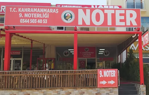 Kahramanmaraş 9. Noterliği../Bİnevler.. Kahramanmaraş Onikişubat