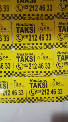 Kırklareli Hastane Taksi Durağı Kırklareli Merkez