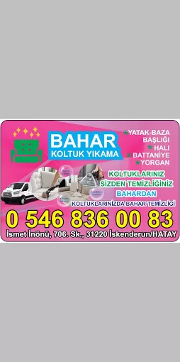 Bahar Koltuk Yıkama Hatay İskenderun