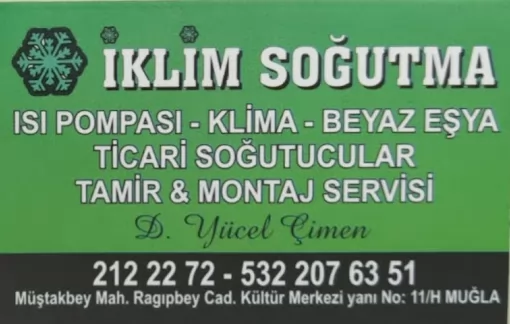 İKLİM SOĞUTMA Muğla Menteşe