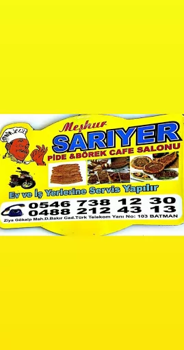 Meşhur Sariyer Börekçisi Pride & Börek Cafe Batman Merkez