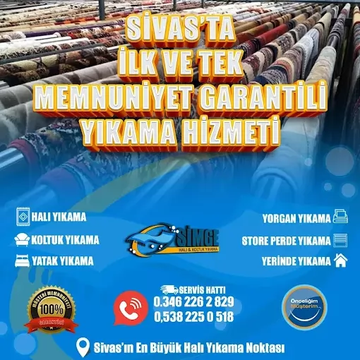 Sivas Simge Halı Yıkama Sivas Merkez